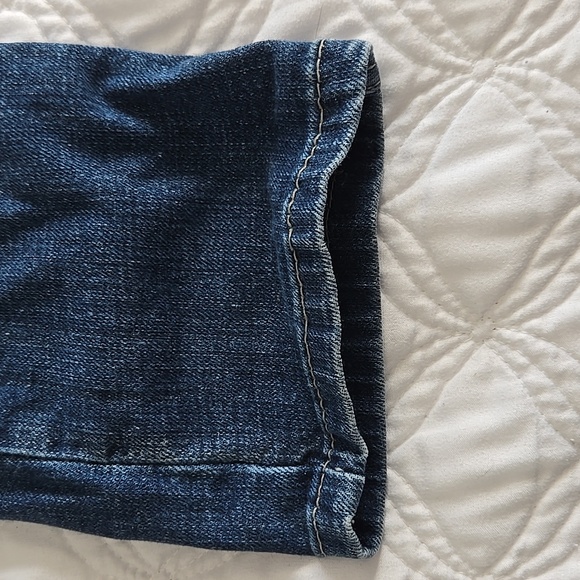 Levi's 524 Too Superlow Distressed Jeans 9M W29 L32 - Picture 5 of 14